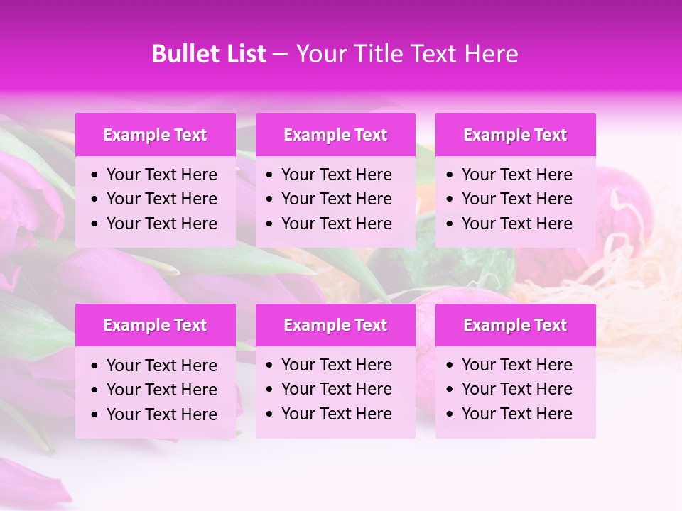 Time Food Eastertime PowerPoint Template