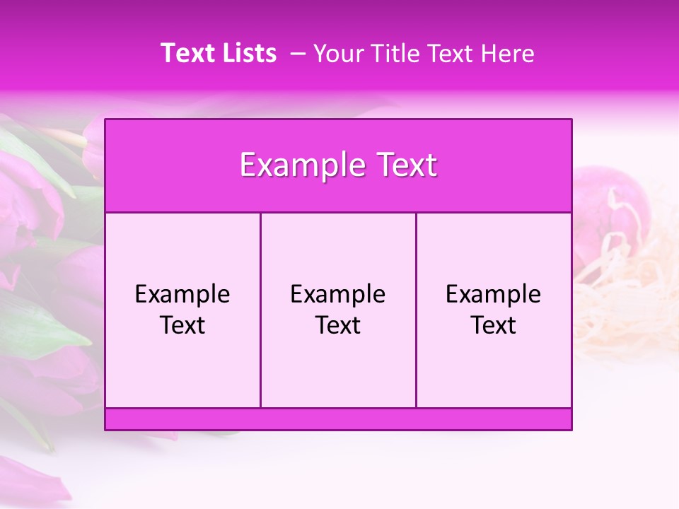 Time Food Eastertime PowerPoint Template