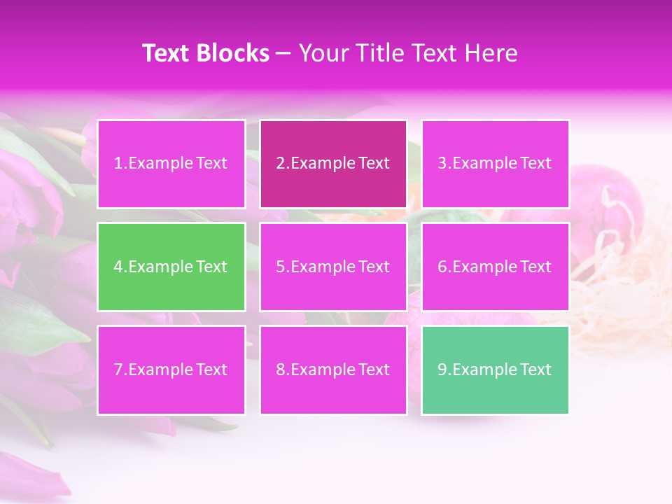 Time Food Eastertime PowerPoint Template