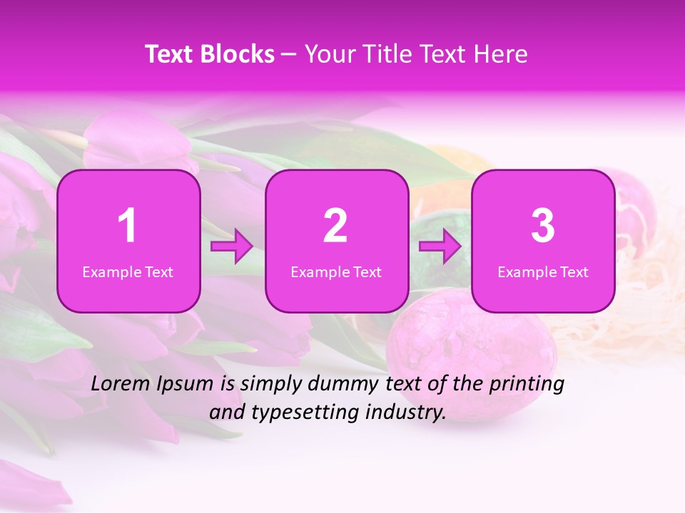 Time Food Eastertime PowerPoint Template
