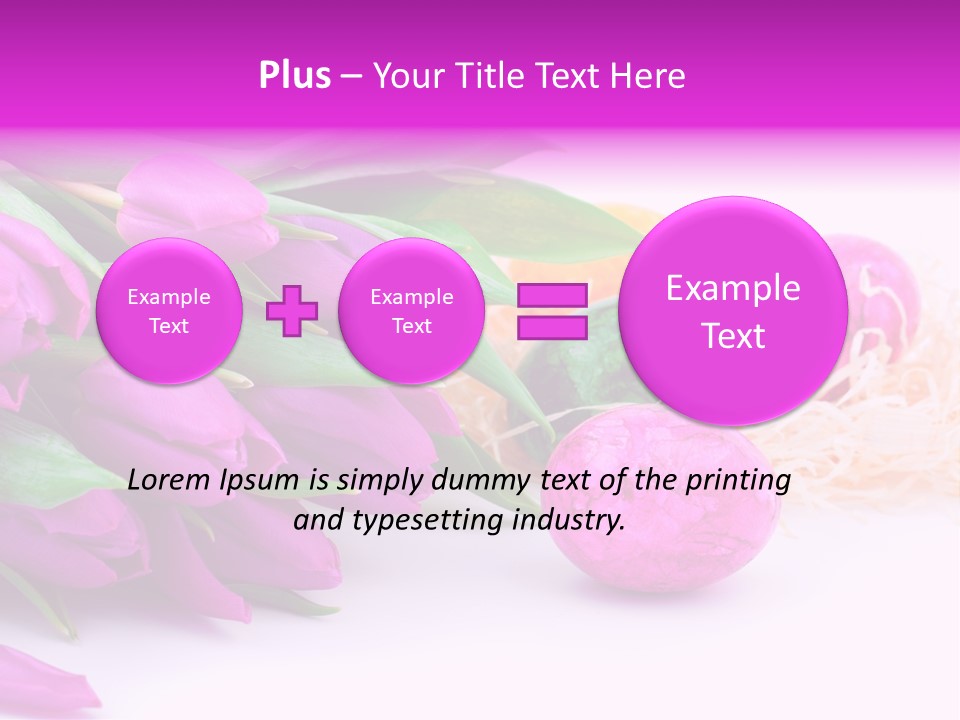 Time Food Eastertime PowerPoint Template