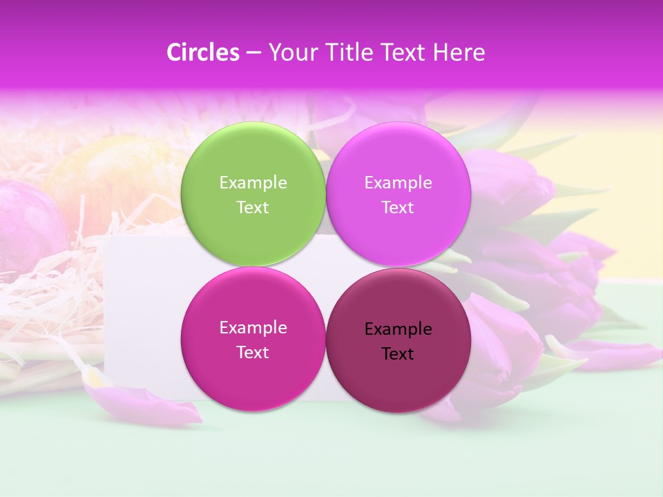 Petal Spring Flower Celebrate PowerPoint Template