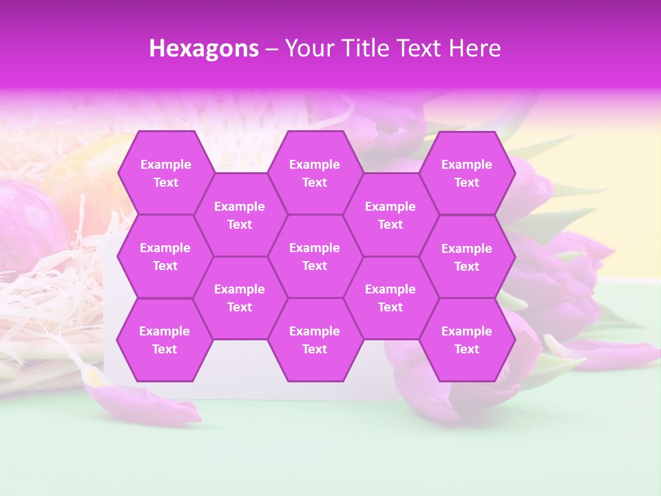 Petal Spring Flower Celebrate PowerPoint Template