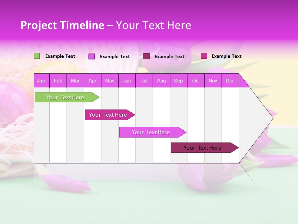 Petal Spring Flower Celebrate PowerPoint Template