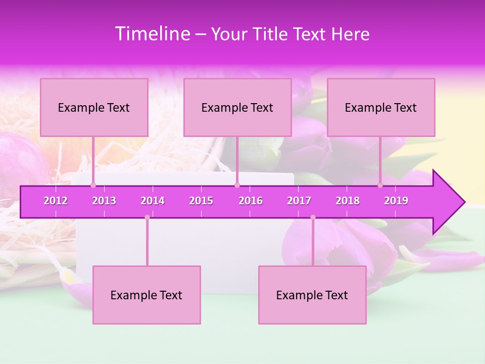 Petal Spring Flower Celebrate PowerPoint Template