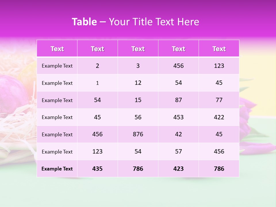 Petal Spring Flower Celebrate PowerPoint Template