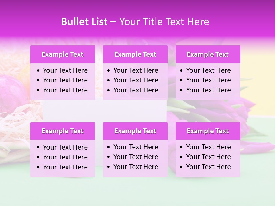 Petal Spring Flower Celebrate PowerPoint Template