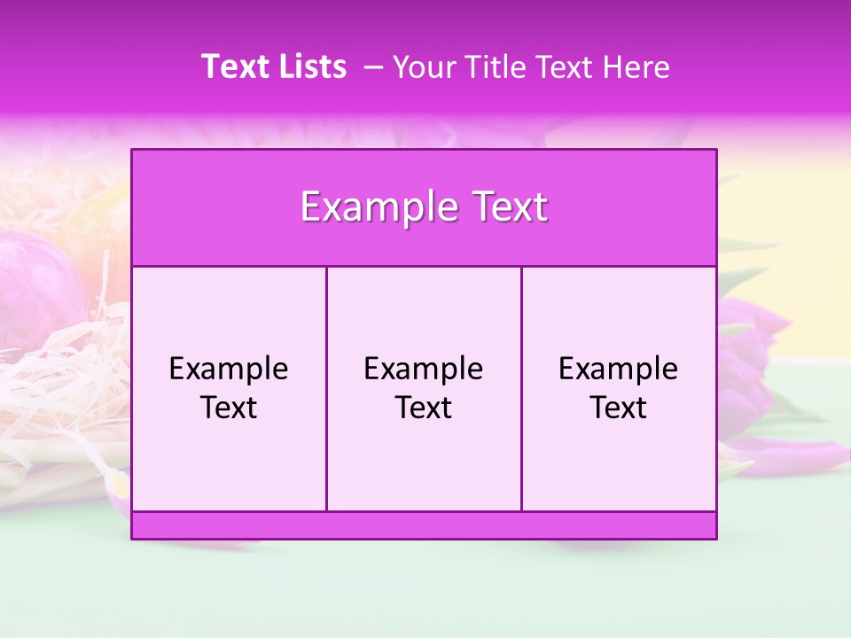Petal Spring Flower Celebrate PowerPoint Template