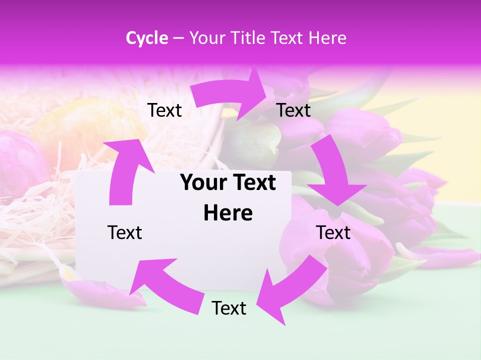 Petal Spring Flower Celebrate PowerPoint Template