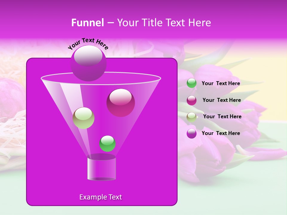 Petal Spring Flower Celebrate PowerPoint Template