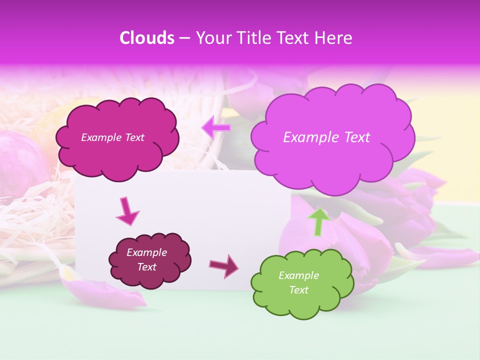 Petal Spring Flower Celebrate PowerPoint Template