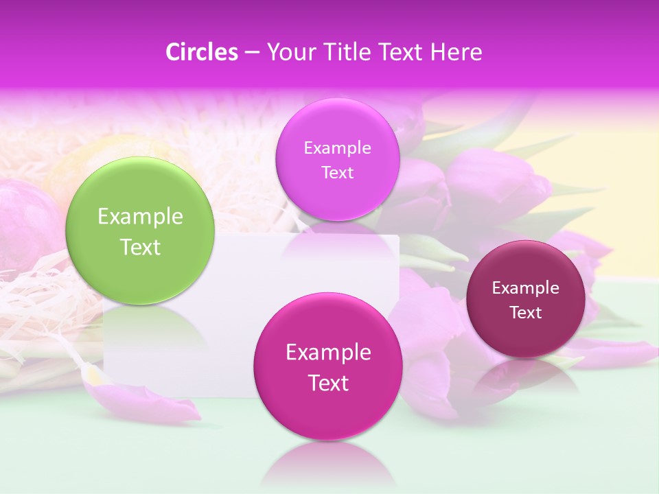 Petal Spring Flower Celebrate PowerPoint Template