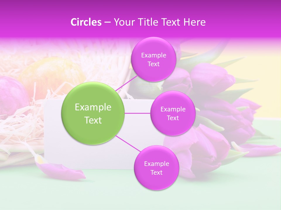 Petal Spring Flower Celebrate PowerPoint Template