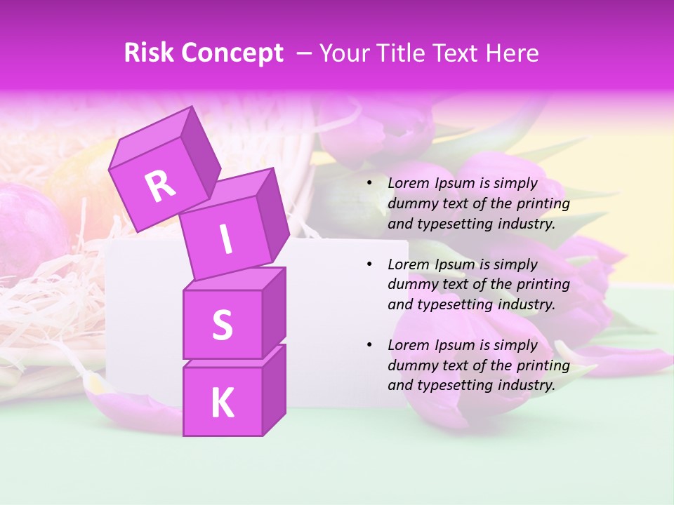 Petal Spring Flower Celebrate PowerPoint Template