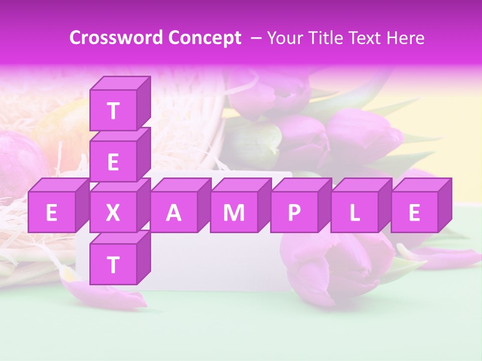 Petal Spring Flower Celebrate PowerPoint Template