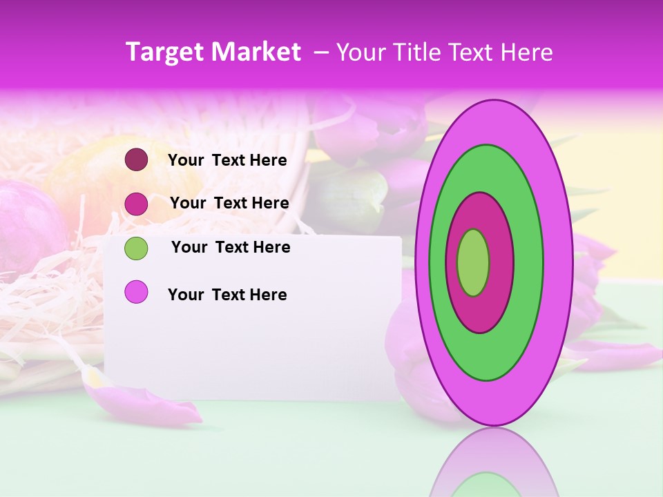 Petal Spring Flower Celebrate PowerPoint Template