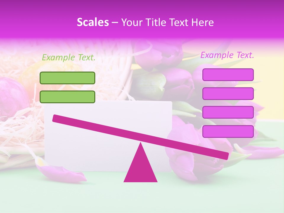 Petal Spring Flower Celebrate PowerPoint Template