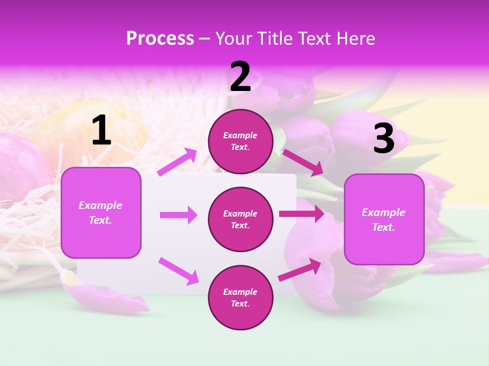 Petal Spring Flower Celebrate PowerPoint Template