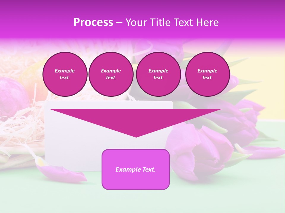 Petal Spring Flower Celebrate PowerPoint Template