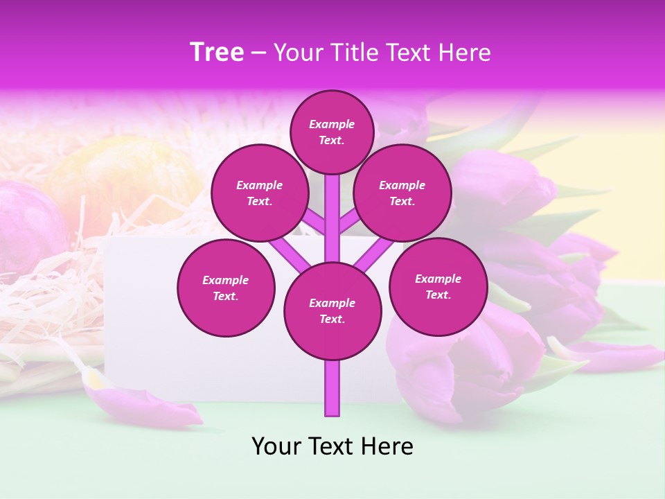 Petal Spring Flower Celebrate PowerPoint Template