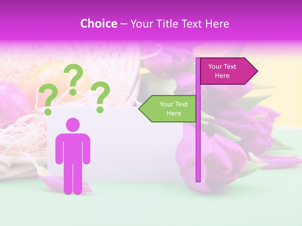 Petal Spring Flower Celebrate PowerPoint Template