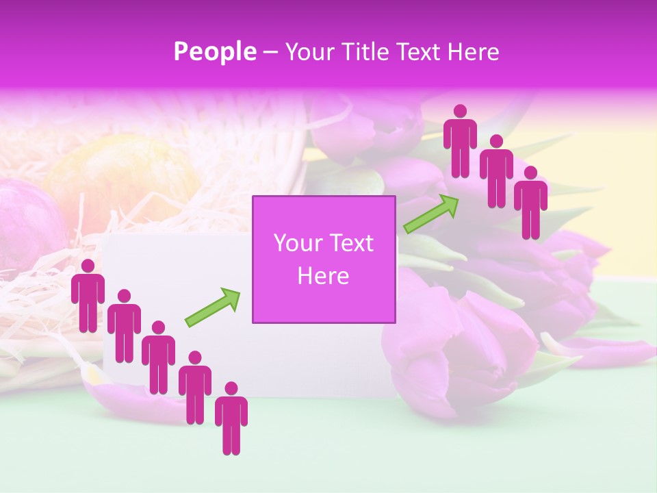 Petal Spring Flower Celebrate PowerPoint Template