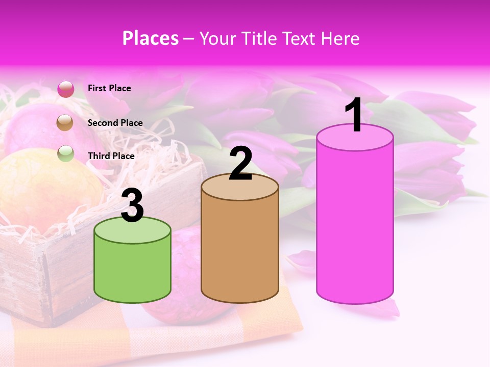 Isolated Table Decoration Tulip PowerPoint Template