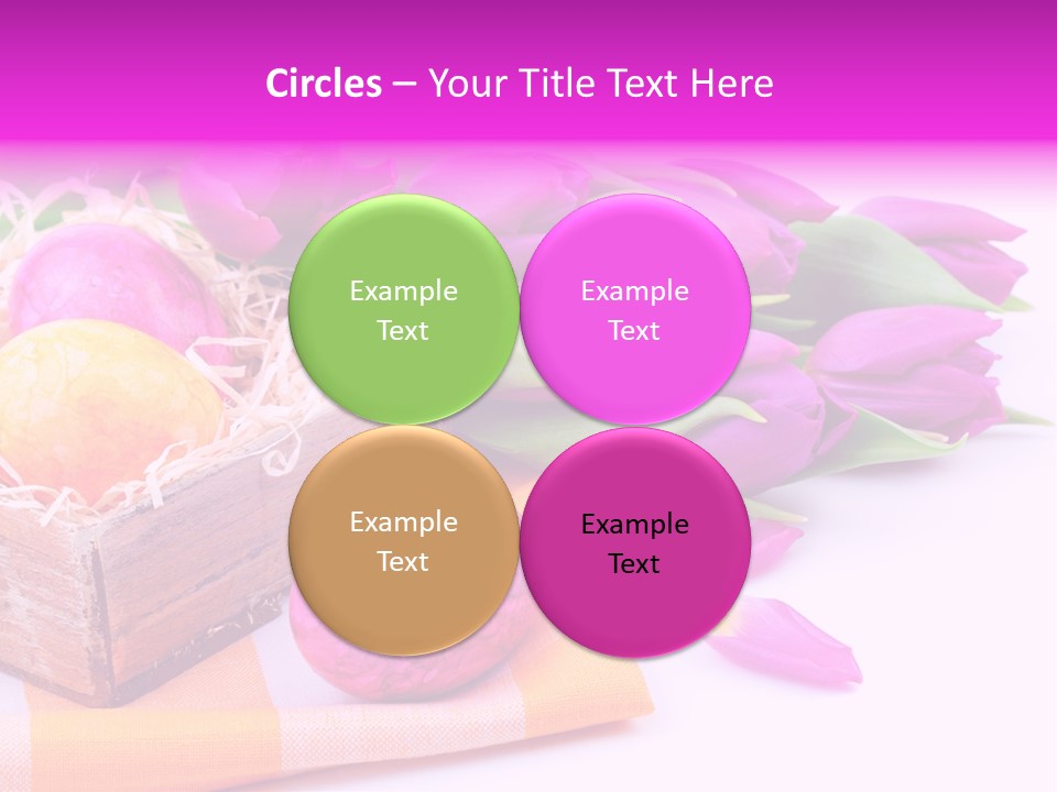 Isolated Table Decoration Tulip PowerPoint Template