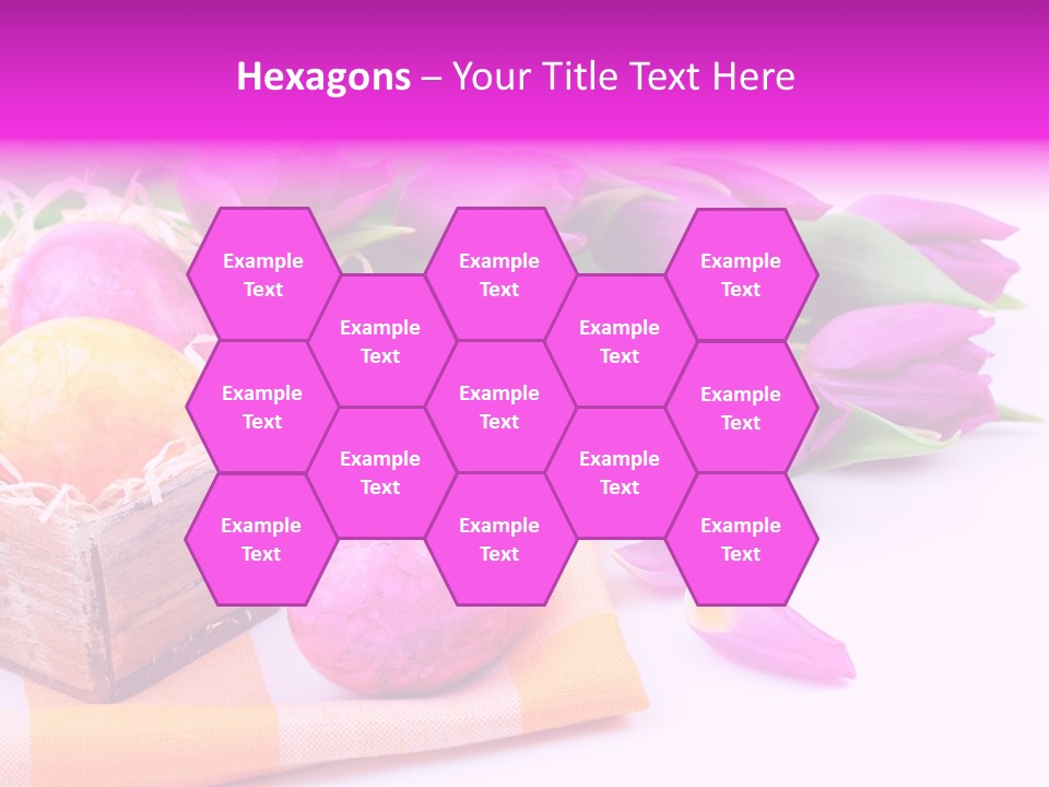 Isolated Table Decoration Tulip PowerPoint Template