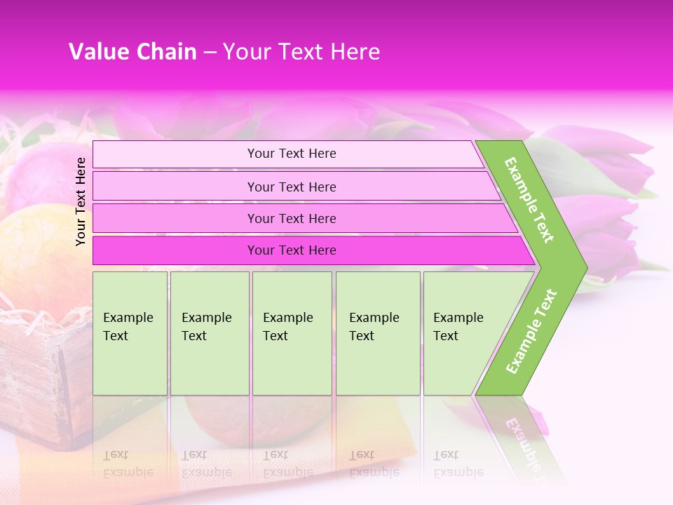 Isolated Table Decoration Tulip PowerPoint Template