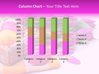 Isolated Table Decoration Tulip PowerPoint Template