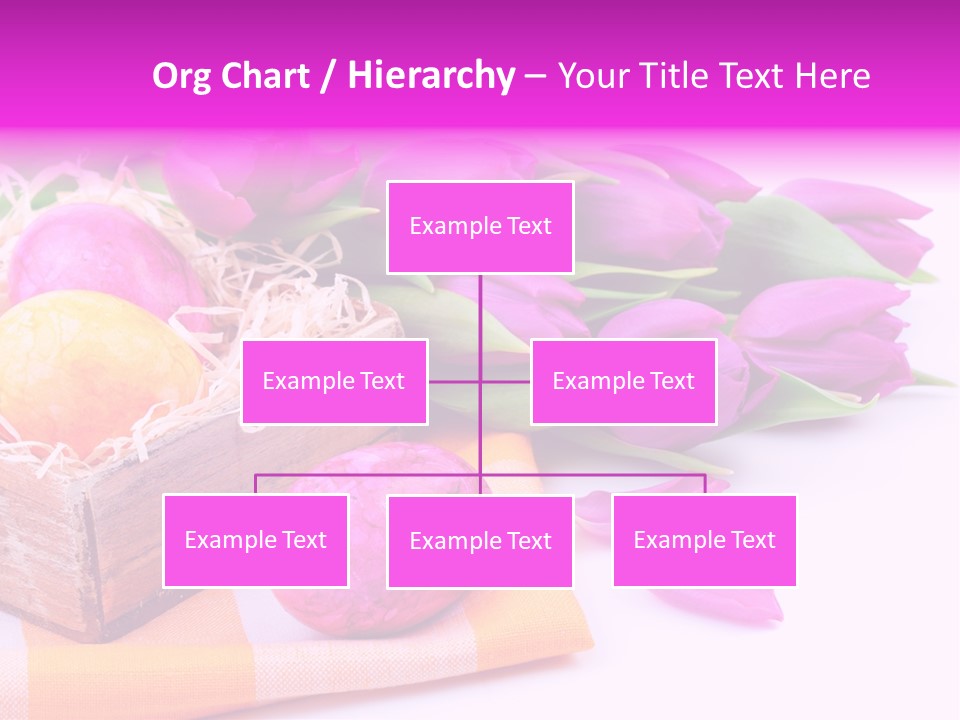 Isolated Table Decoration Tulip PowerPoint Template