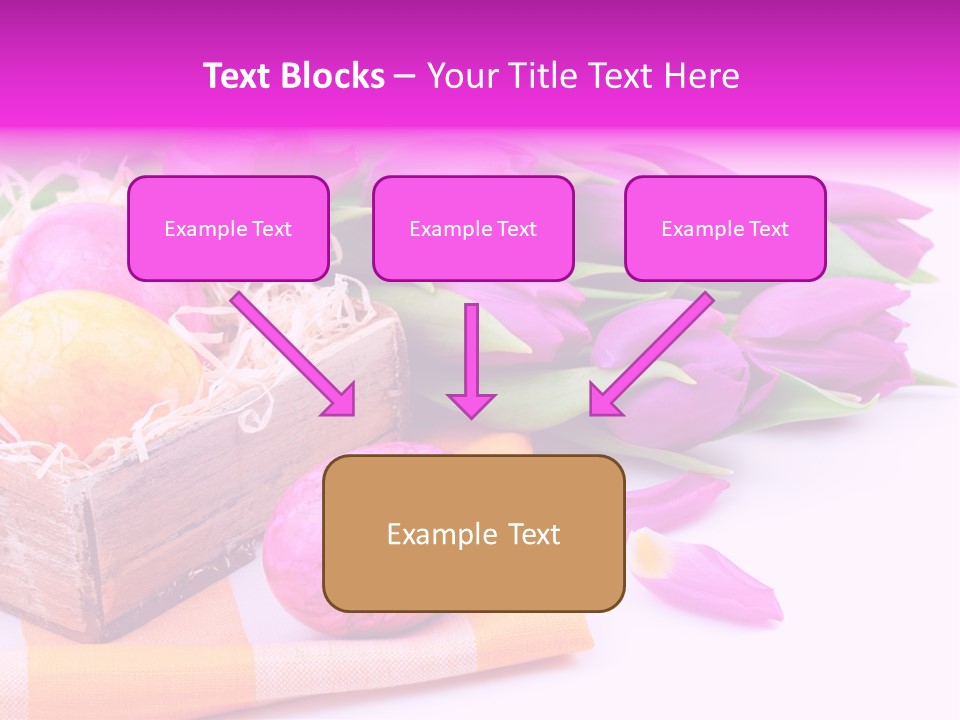 Isolated Table Decoration Tulip PowerPoint Template