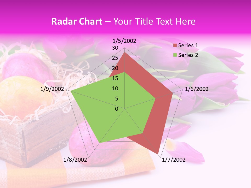 Isolated Table Decoration Tulip PowerPoint Template