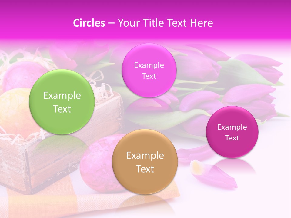 Isolated Table Decoration Tulip PowerPoint Template