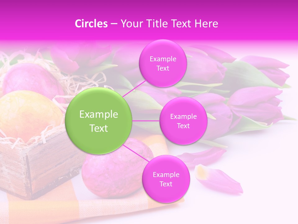 Isolated Table Decoration Tulip PowerPoint Template