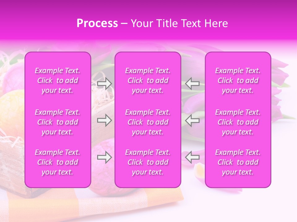Isolated Table Decoration Tulip PowerPoint Template