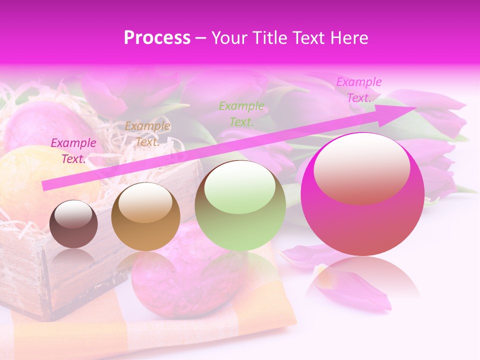 Isolated Table Decoration Tulip PowerPoint Template