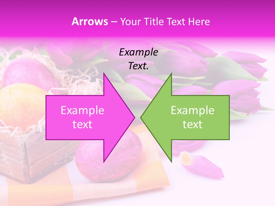 Isolated Table Decoration Tulip PowerPoint Template