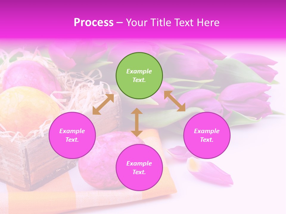 Isolated Table Decoration Tulip PowerPoint Template