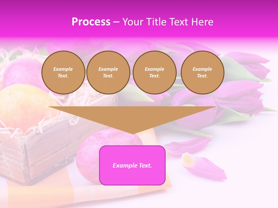 Isolated Table Decoration Tulip PowerPoint Template