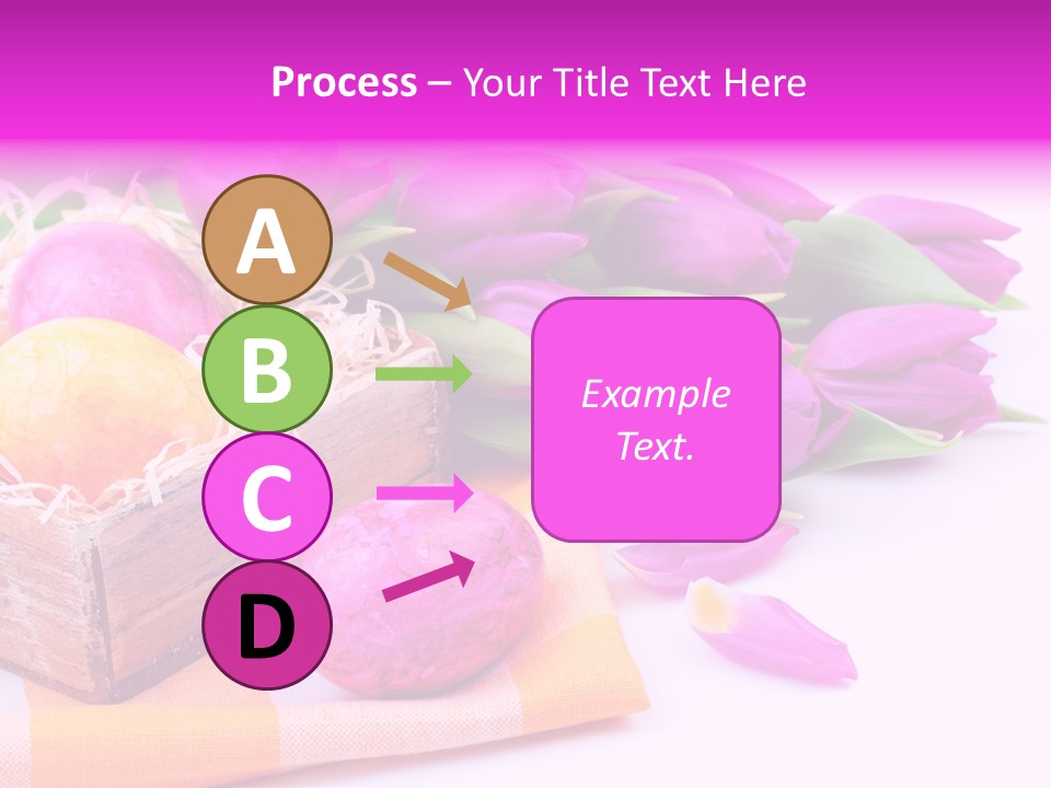 Isolated Table Decoration Tulip PowerPoint Template