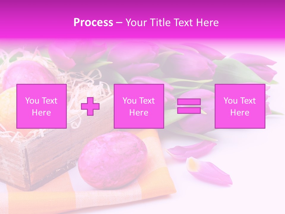 Isolated Table Decoration Tulip PowerPoint Template