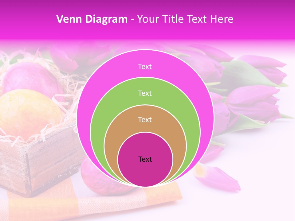 Isolated Table Decoration Tulip PowerPoint Template