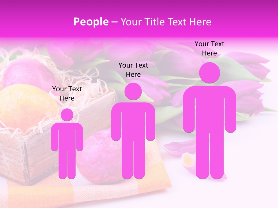 Isolated Table Decoration Tulip PowerPoint Template