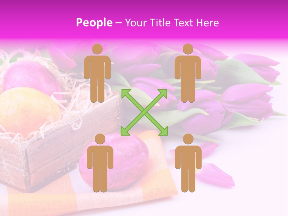 Isolated Table Decoration Tulip PowerPoint Template