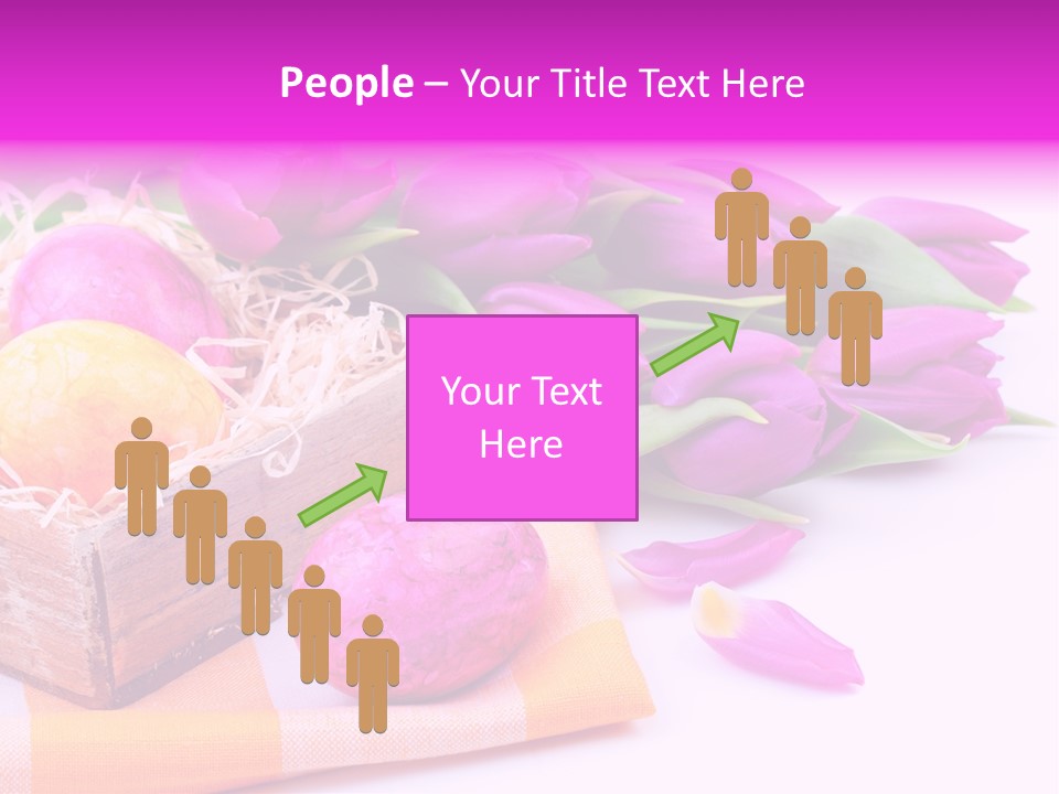 Isolated Table Decoration Tulip PowerPoint Template