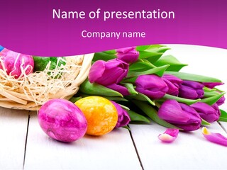 Easter Decoration Celebrate Color PowerPoint Template