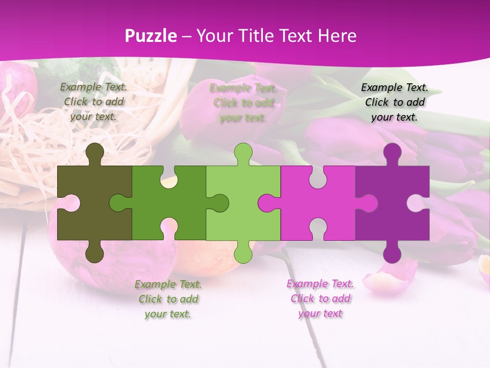 Easter Decoration Celebrate Color PowerPoint Template