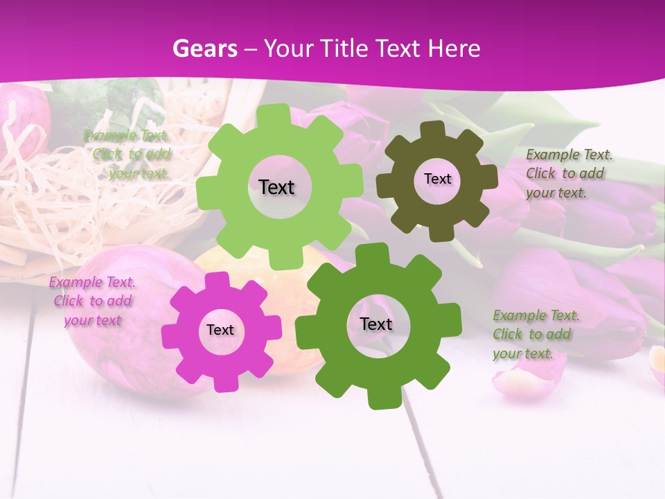 Easter Decoration Celebrate Color PowerPoint Template